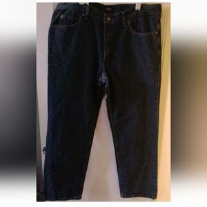 Lee Men's Deep Indigo Relaxed Straight Jeans